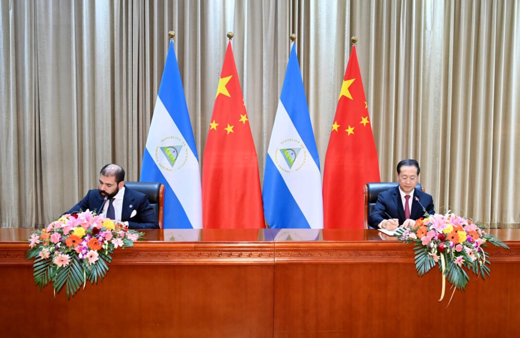 China and Nicaragua signing events
