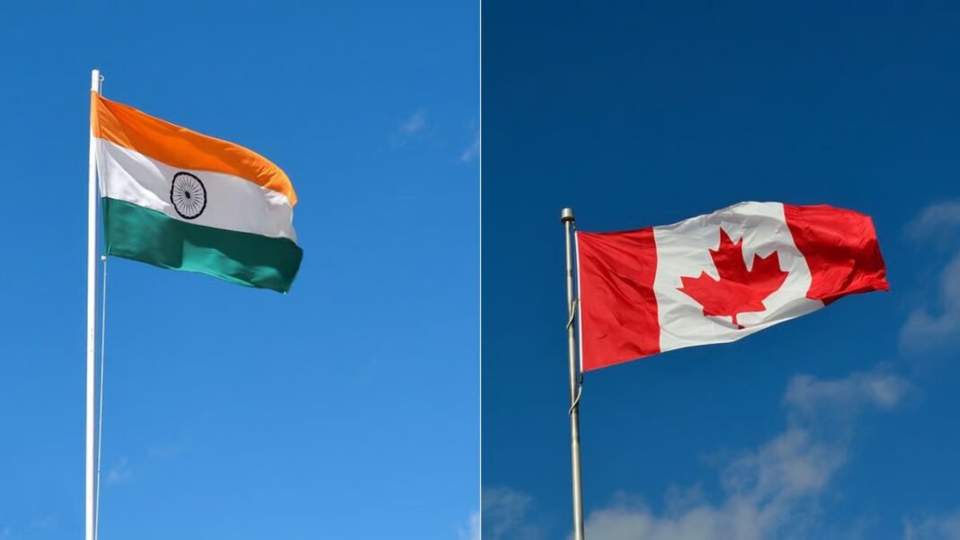 India-Canada Flags